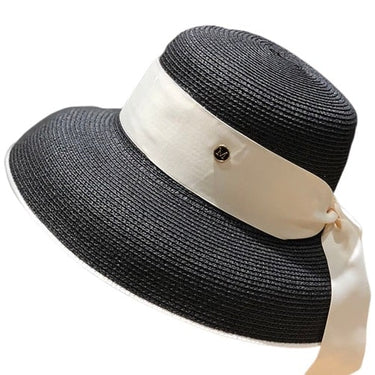 Chapeau Paille Cloche Femme Ruban